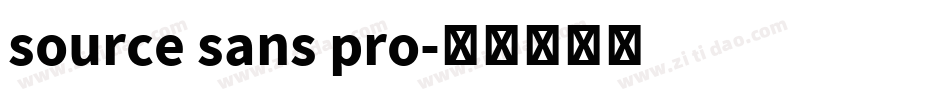 source sans pro字体转换